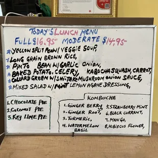Menu today