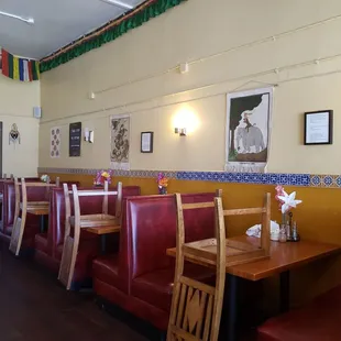 Inside; not open for indoor dining yet