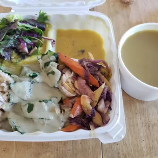 &quot;Full&quot; size plate with the soup