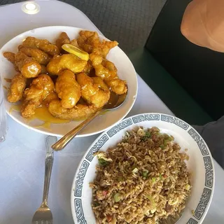 Lemon Chicken Dinner