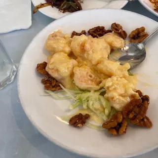 Honey Walnut Prawns Dinner