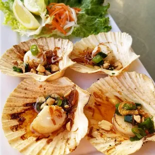 Grilled scallops   Ig @josieinflavortown