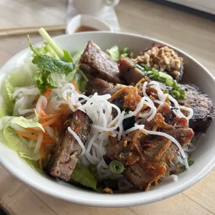 Grilled Pork Noodle Bowl