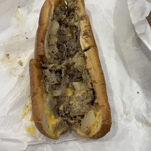 Cheesesteak (better known as Wiz Wit)