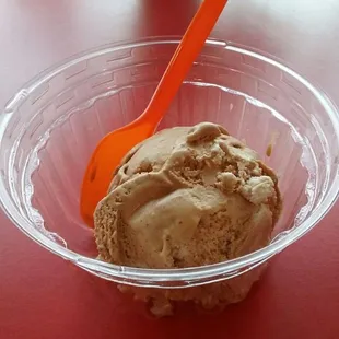 Pumpkin icecreammmmm...so creamy &amp; flavorful, almost mousse-like!