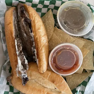 Tri tip sandwich