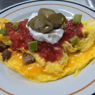 Southwest omelette