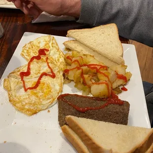 a plate of food
