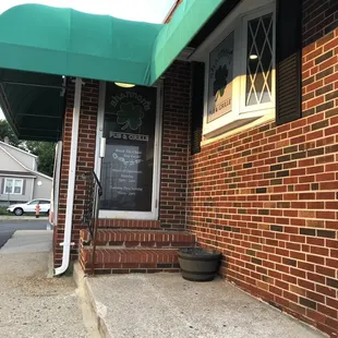 outside
