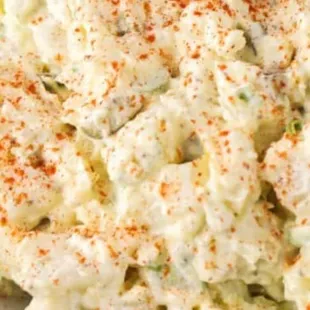 a bowl of egg salad