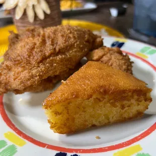 Two piece with cornbread