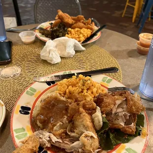 Our meals... that&apos;s all we ate before walking away to find another restaurant.