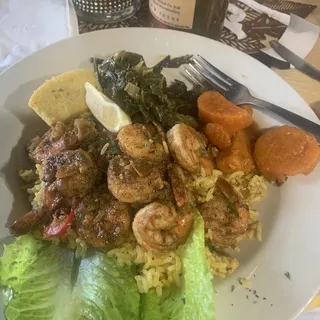 Jerk Shrimp and Rice