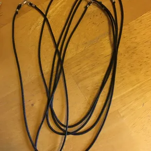 cord for pendents Sterling clasps