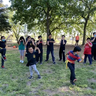 Look how excited fun the kids are having
