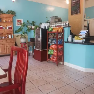 The simple setup for some delicious foods.