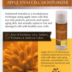 Organic and all natural skin care products.