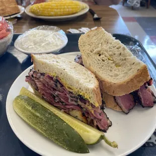 Pastrami and Swiss on Rye
