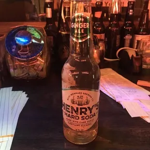 Serving that good old Henry's hard ginger ale !!
