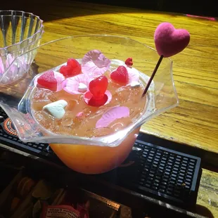 Pre-Valentines day "Stupid Cupid Bash" Tonight Couples fish bowl drinks
