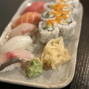 Chef&apos;s selection. Perfectly made and great quality choice of seafood.