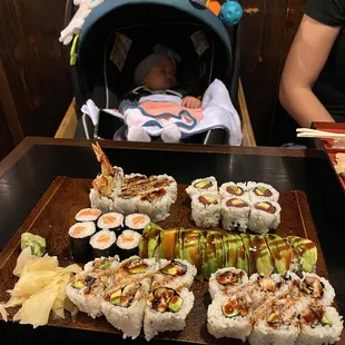 Babygirl gonna love sushi when she grows up!