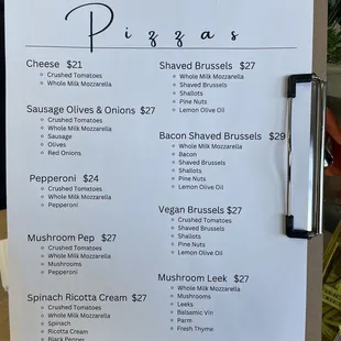 Menu on 11/15/2024. Menu changes weekly!
