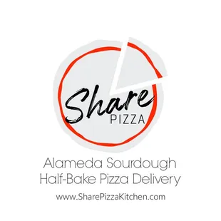 the logo for share pizza