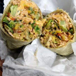 Salmon wrap smaller than it looks