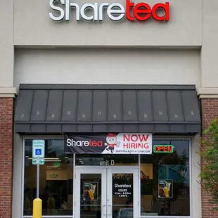 Our store front with PLENTY of parking- wheelchair accessible!