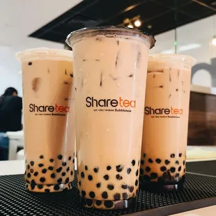 Classic Black Milk Tea with Pearl Our Signature drink