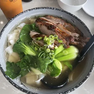 Hong Kong Roast Pork Wonton Noodle Soup