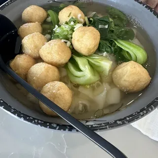 Fish Ball Ho Fun Noodle Soup