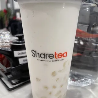 Pineapple Coconut Ice Blended with Crystal Boba