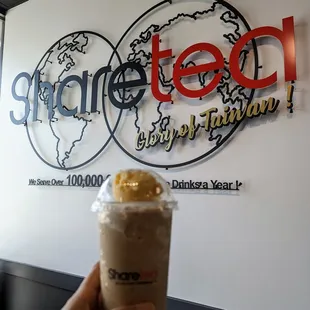Coffee Blended with Ice Cream