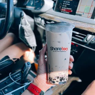 QQ Happy Family milk tea