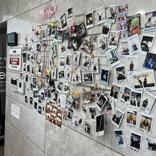 Cute photo wall