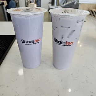 Our Taro Milk Tea and Frozen Taro Milk Tea drinks