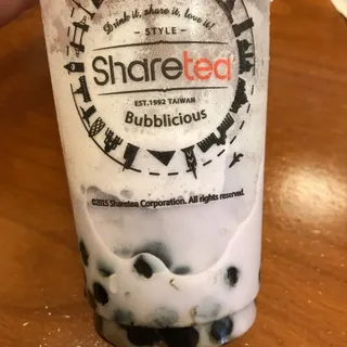Taro Ice Blended with Pudding