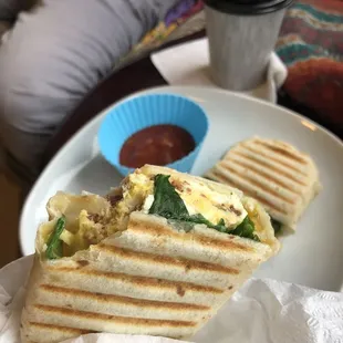 Breakfast burrito.