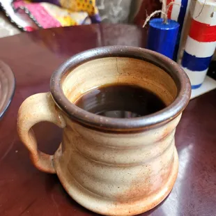 a cup of coffee