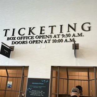 Where you purchase your tickets