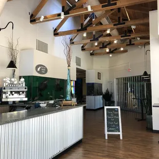 Friendly staff! Order first then sit down....