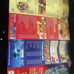 Back of Menu