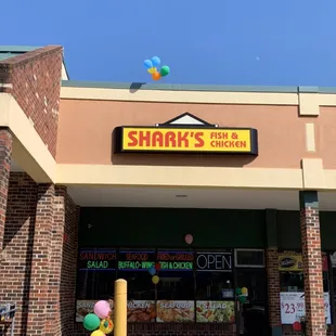 the front of a restaurant