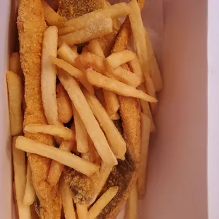 Fried Whiting and fries