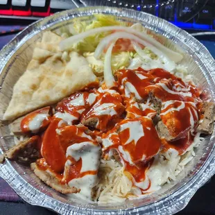 Lamb over rice