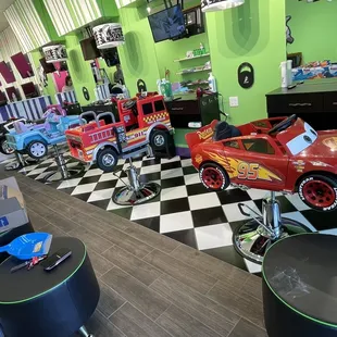 Great options for the littles to get their hair done.