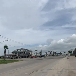 an empty street