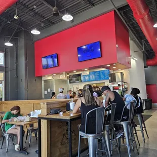 They do have seating inside after all!